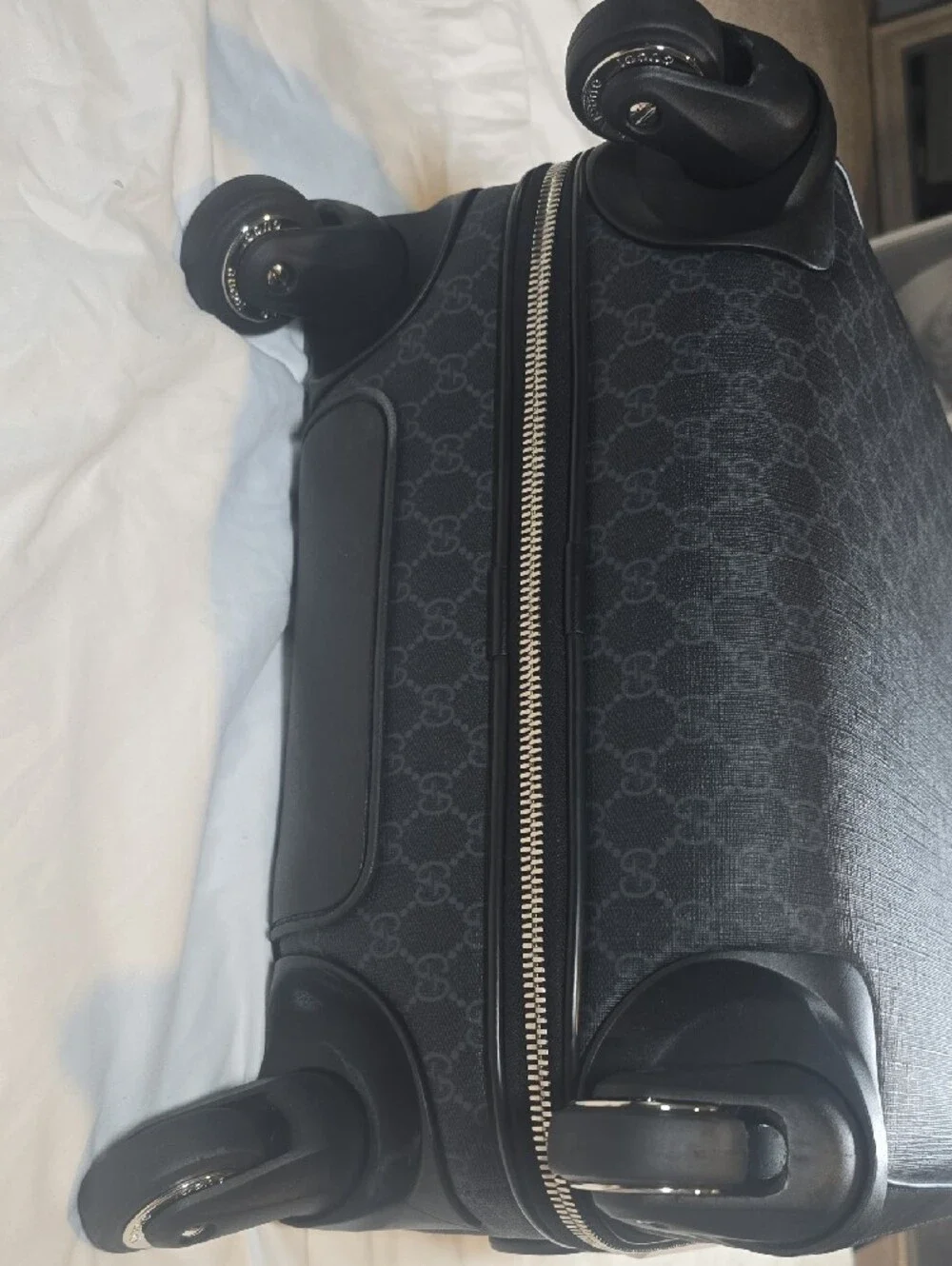 Gucci Black Monogram Carry-On Spinner Luggage